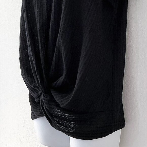 NEW TWIST FRONT TOP BLACK - Picture 4 of 9